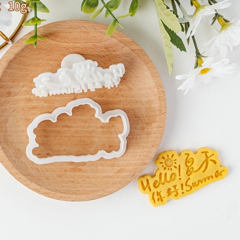 Формочки для печенья с рисунком мультяшных животных, пластиковые формы для печенья, штампы для печенья, инструмент для украшения, формы для мастики, легко моются