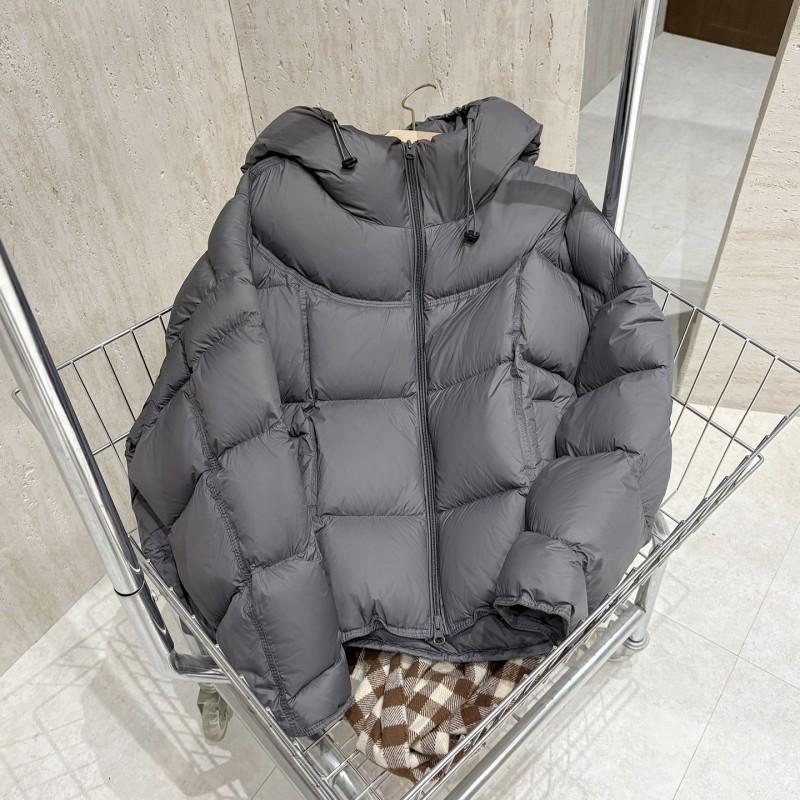 Womens Short Hooded Cotton Puffer Coat 2026 Winter Loose Fit Warm Jacket Petite Girls