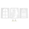 3PCS Light Shadow Boards Multiple Patterns Photo Background Board Set for Indoor Still Life Portrait Product Photography