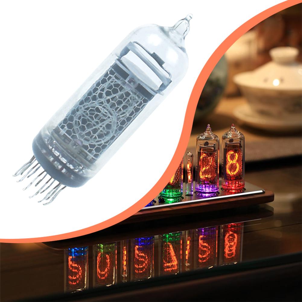 IN-14 Glow Tube IN14 Nixie Tubes DIY Glow Digital Tube Visual Effects Digital LED Clock Tube for Electronic Tube Clock