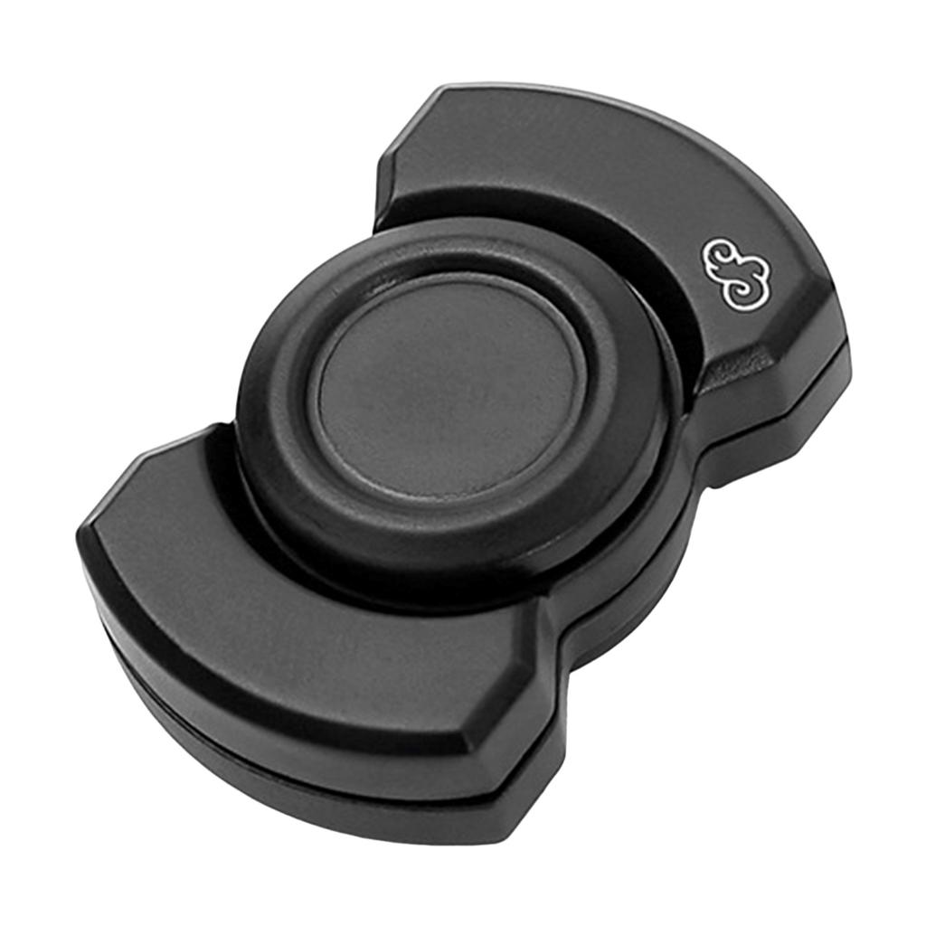 Triple Action Metal Fidget Spinner for Adults Zinc Alloy Tactile Sliding Knob Anti Anxiety Desk Toy with Smooth Rotation Click and Slide Functions