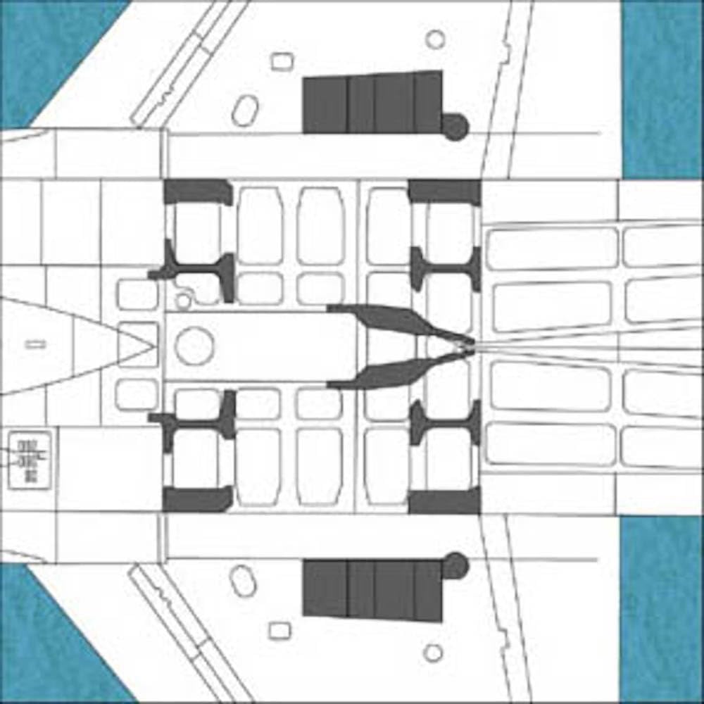 Daco Products Reinforcement Plate 3 Thickness Plastic Model Parts DACASD7222 1/72 F-16 (for Aircraft, 0.075mm) (Airplane)