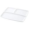 NARUMI Plate Styles White Long Diameter 29cm Square Divider Plate Microwave Warm Dishwasher Safe 50481-5535