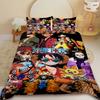 3pcs Anime One Piece Duvet Cover Luffy Cartoon Bedding Set Quilt Cover Twin King Size for Bedroom Decor Children Gifts