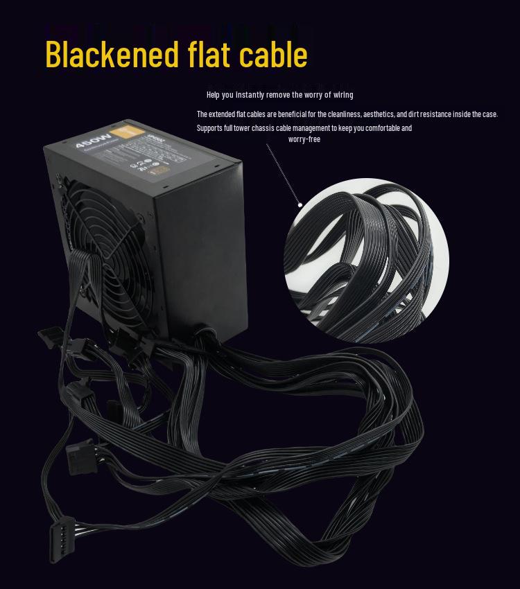 Supreme 450W Bronze ATX Gaming Power Supply for PC