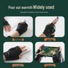 Unisex Smart Electric Heated Half-Finger Gloves