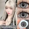 Eyeshare 2 шт. Косплей линзы Серия Мадрид Красные глаза Голубые зрачки Коричневые линзы Натуральные Годовые Косметические