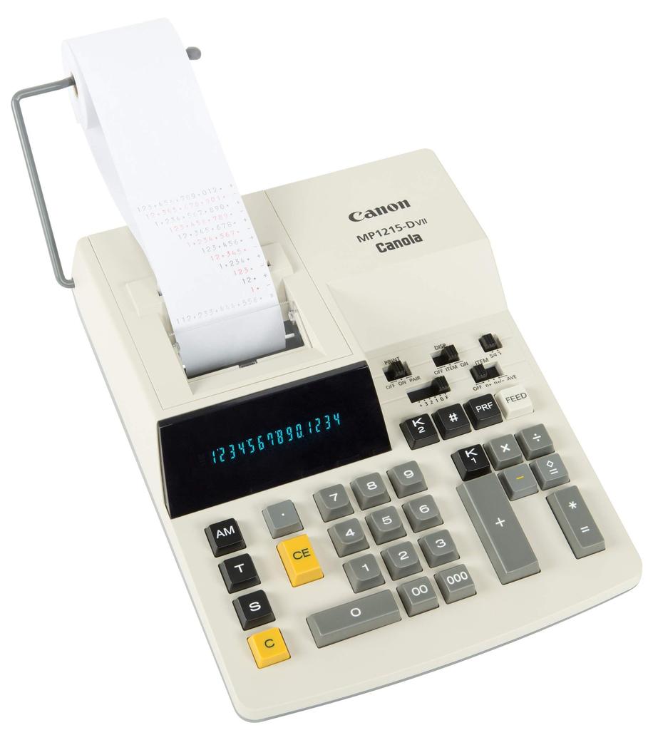 Canon Printer a Professional Adding Machine for Financial Institutions MP1215-DVII Calculator,