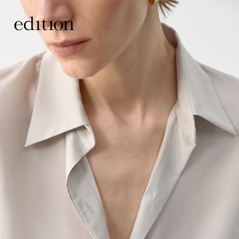Эксклюзивная женская шелковая рубашка с длинным рукавом в французском стиле