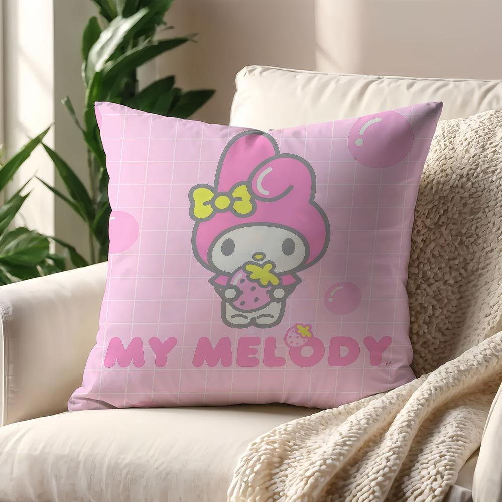 Cute MMelodyS cushion cover For Pillow Printing Sofa Decoration Home Car Room Coffee Shop Office Nordic Simplicity