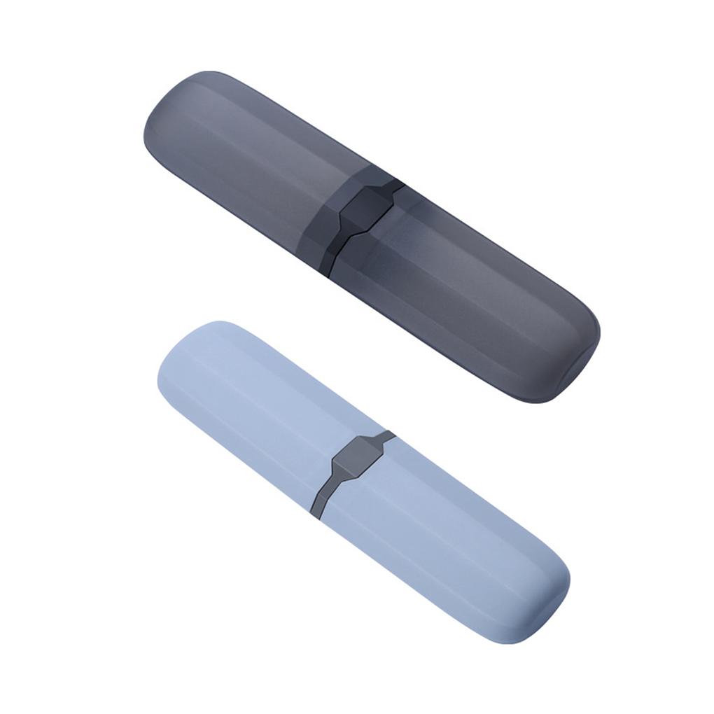 Коробка для хранения зубной щетки и зубной пасты с крышкой, пыленепроницаемые переносные чехлы, органайзер для палочек и вилок для путешествий и походов