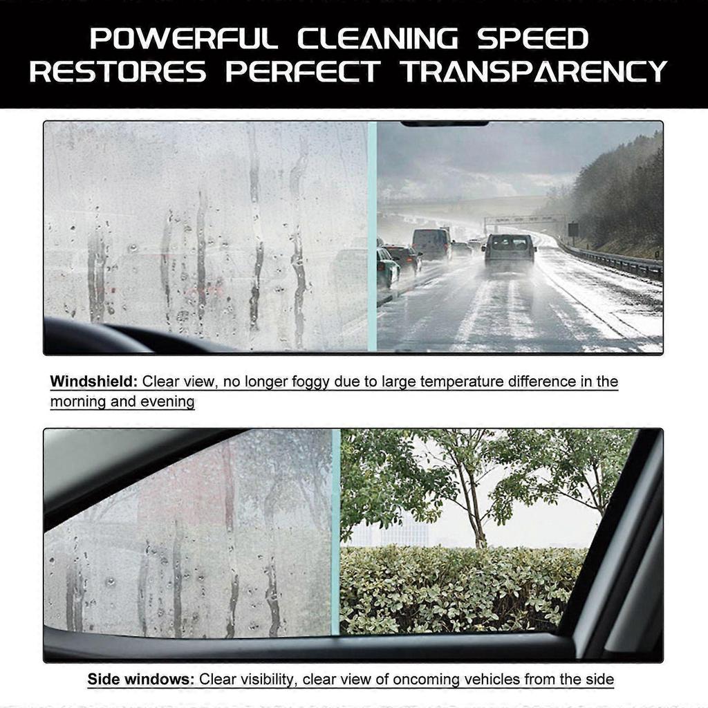 Automotive Glass Oil Film Cleaning Liquid, Automotive Windshield Decontamination Cleaning Multi-Purpose Cleaner
