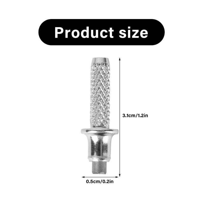 6 шт. Металлические наконечники для альпинистских палок, сменные наконечники для треккинговых палок, наконечники для треккинговых палок, нескользящие шипы, прочные