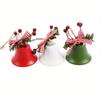 2pcs Jingle Bells Christmas Bell Metal Bell Ornament Tree Hanging Pendant for Christmas New Year Party Decorations