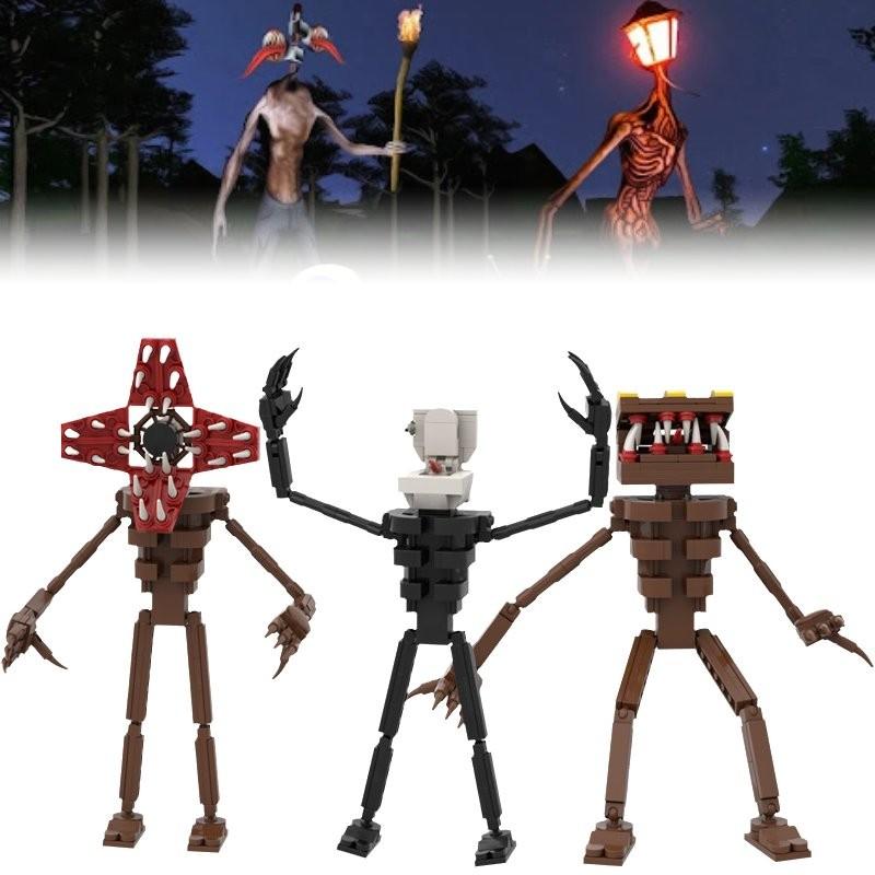 Голова Пробуждения Сирена Монстр Сборные Строительные Блоки Игрушки Настольное Украшение