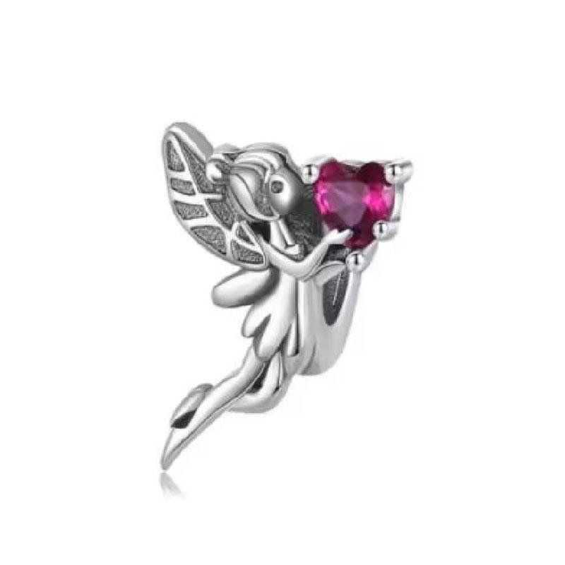 Новые медные красные шармы бусина-сердце для медицинского персонала подходят для оригинального браслета-шарма для женщин DIY изготовление модной бижутерии вишня