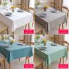 Rectangular Tablecloth Oil -Proof Waterproof Antifouling Cover Outdoor Dining Table Cloth