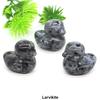 1.2" Little Duck Statue Natural Stone Reiki Healing Crystal Amethyst Tiger Eye Animal Figurine Gemstones Crafts Home Decor Gifts