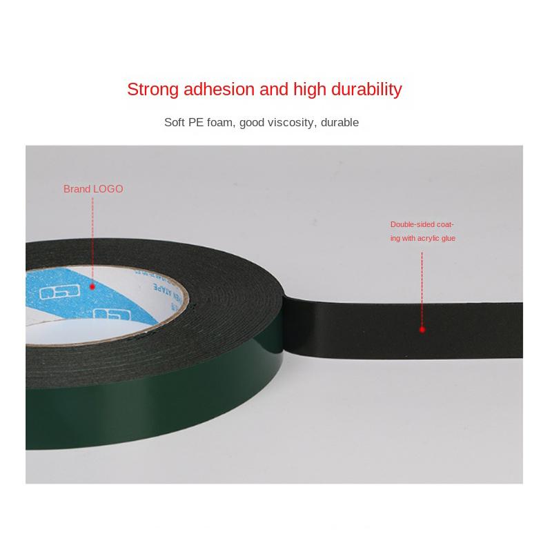 Super Strong Sticky Waterproof Shockproof Adhesive Double Sided Foam Tape 10M