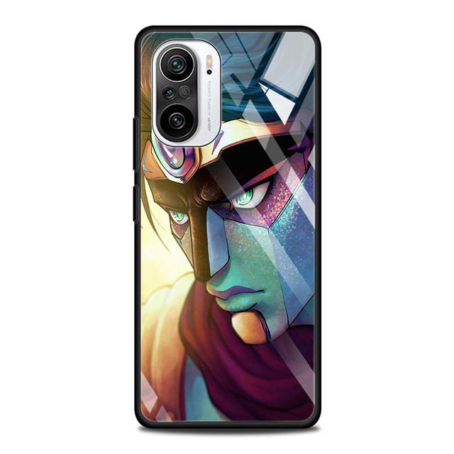 Чехол из закаленного стекла для Xiaomi Redmi Note 10 Pro Max 9 9s 7 8t 8 K40 K30 Pro Plus 9t 9c 8a 9a, чехол для телефона Jojo Bizarre Aventure