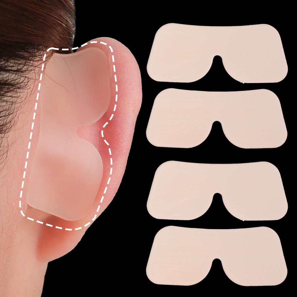 4/20pairs Butterfly-Shaped Elf Ear Stickers Cosmetic Corrector Self Adhesive Correction Patch Silicone Patches Tape Ears Primer