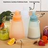 Refillable Milk Storage Bag Reusable Baby Food Container Silicone Baby Food Pouch Breast Milk