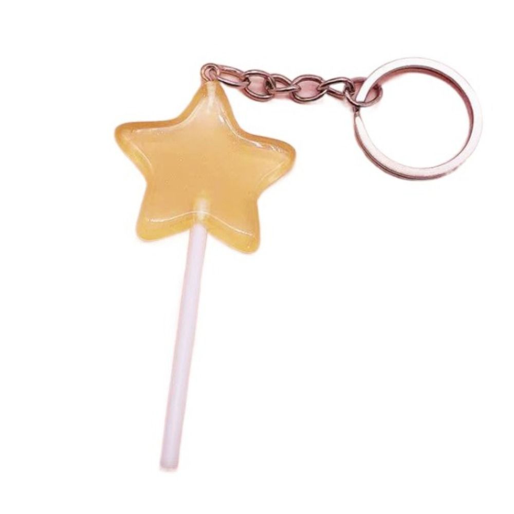 Resin Simulation Food Key Rings Lovely Handbag Pendants Candy Lollipop Keychain  Jewelry Gifts