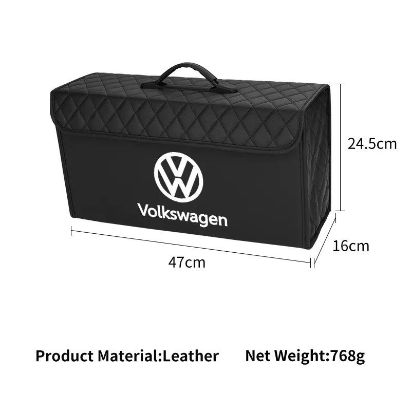 Car Trunk Storage Box Organizer Stowing Tidying Container Bag For Volkswagen VW Scirocco Beetle Golf Passat Polo Tiguan Touran zj8