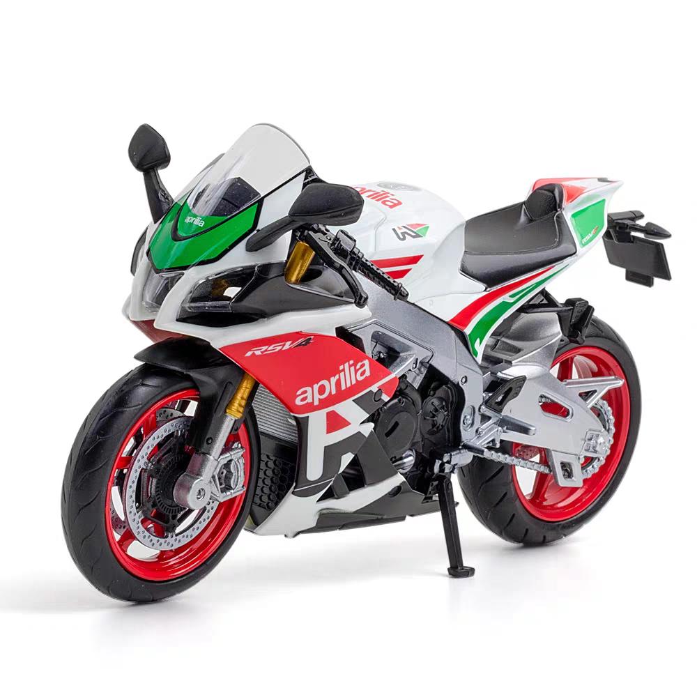 MotoGP Aprilia RSV4 RR1000 гоночный мотоцикл симулятор изысканный литой игрушечный автомобиль RMZ city 1:Модель коллекции 12 сплавов