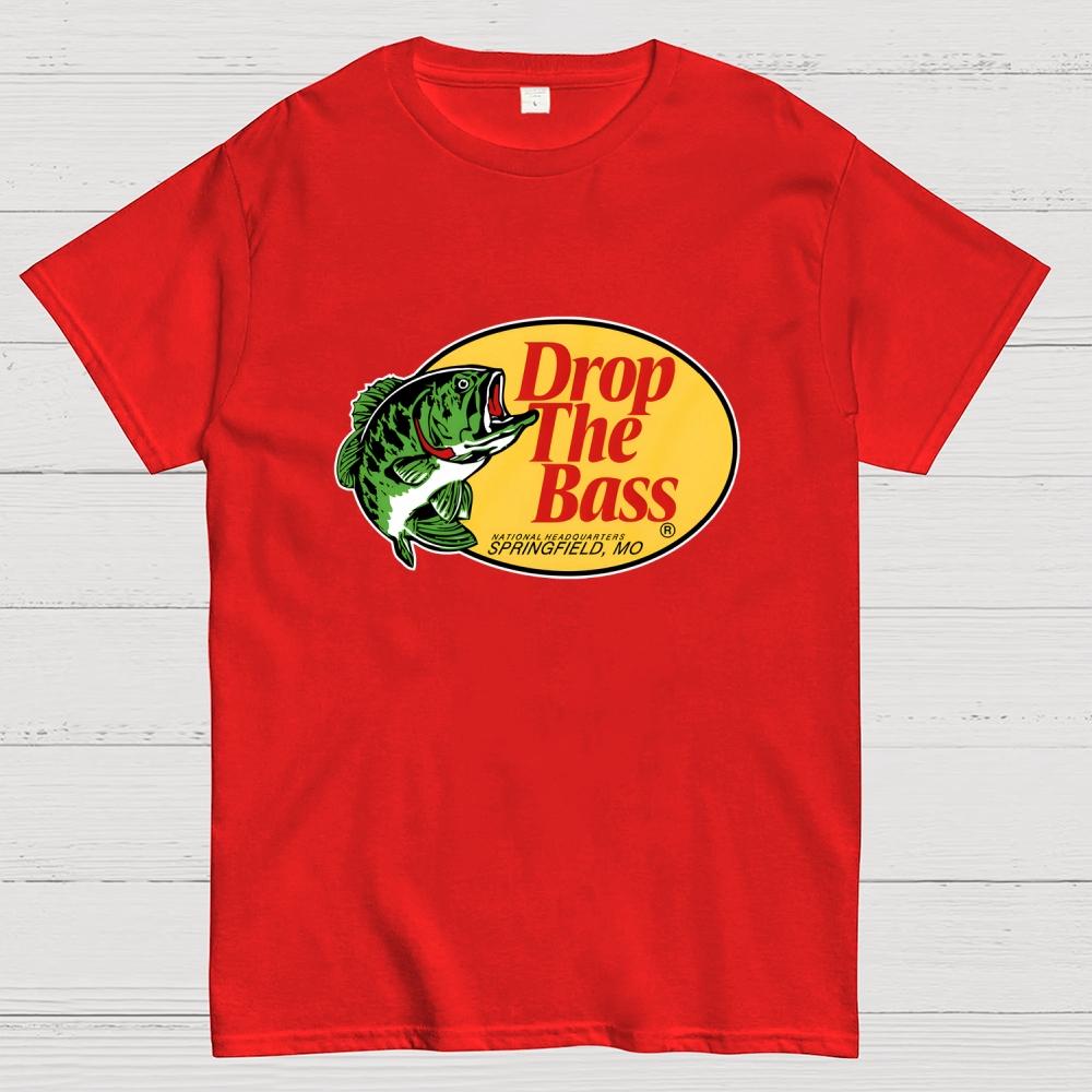 Drop The Bass Cotton Casual Cool Loose T-Shirt