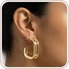 PAVOI 14K Gold Plated 925 Sterling Silver Post Statement Huggie Earrings | Gold Dome Hoop Earrings for Women