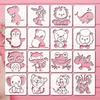 16 шт. мультяшных животных