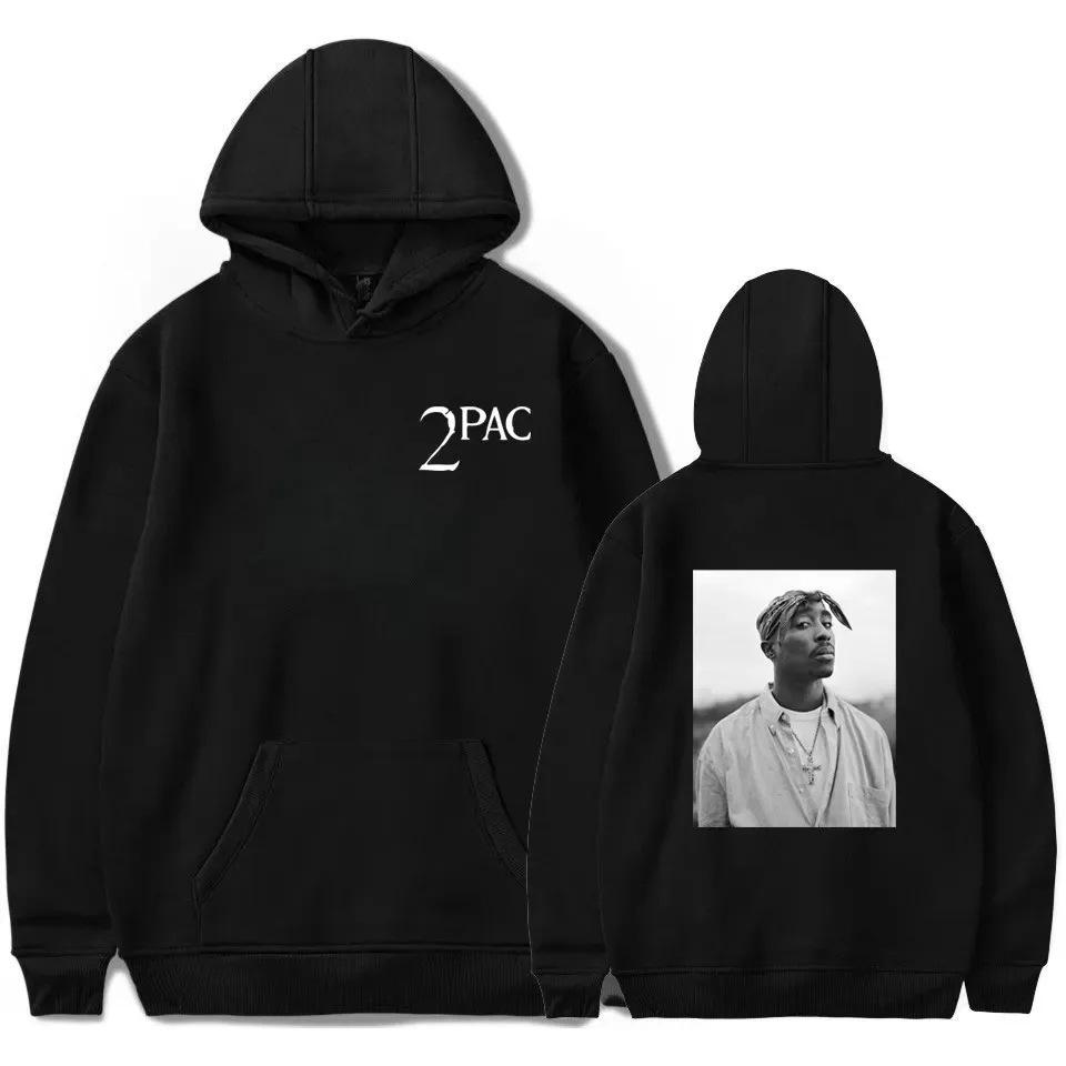 Худи 2pac Tupac Shakur 96 для мужчин и женщин, оверсайз, хип-хоп