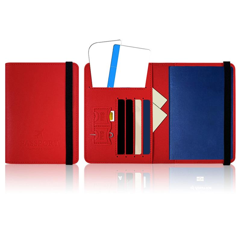 Водонепроницаемый держатель для паспорта, чехол для путешествий, PU кожаный кошелек для кредитных карт, симпатичная книжка для паспорта для женщин/мужчин, обложка для паспорта