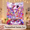 Custom Personalized Tapestry,The Amazing Digital Circus Print Custom Name Text Wall Art Hanging for Bedroom