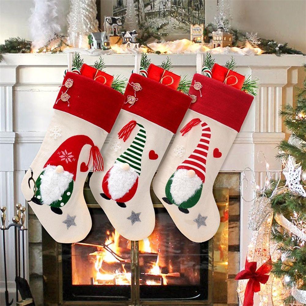 Personalized Christmas Stocking Pendants Unique Christmas Gift Bag  Home