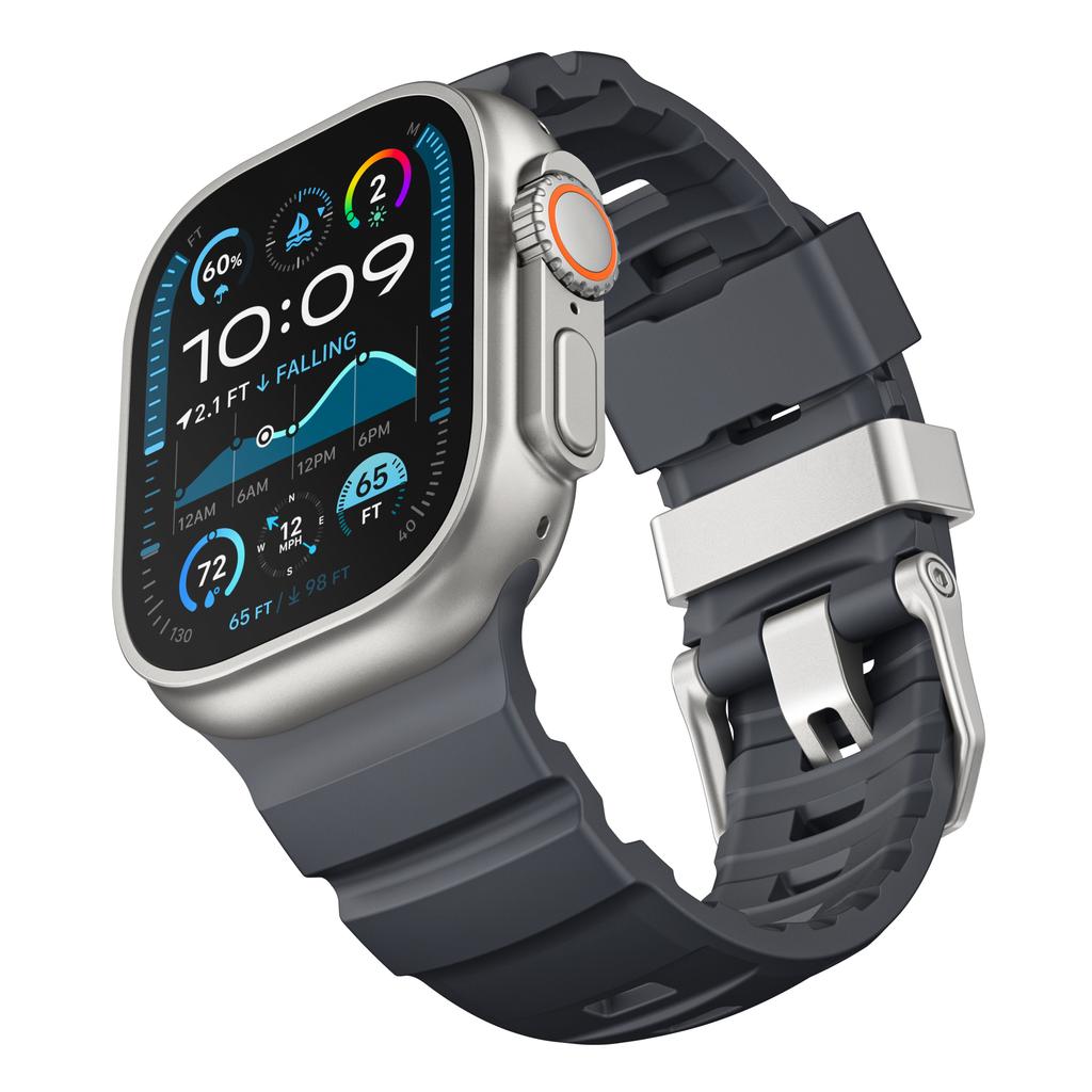 Trail Loop Strap for Apple Watch Band Ultra 2 49mm 46mm 45mm 44mm 42mm Sport Rubber Bracelet Iwatch Series 10 9 8 7 6 SE 5 4