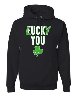 Lucky You F U Funny Irish Clover St Patricks Day Sweater