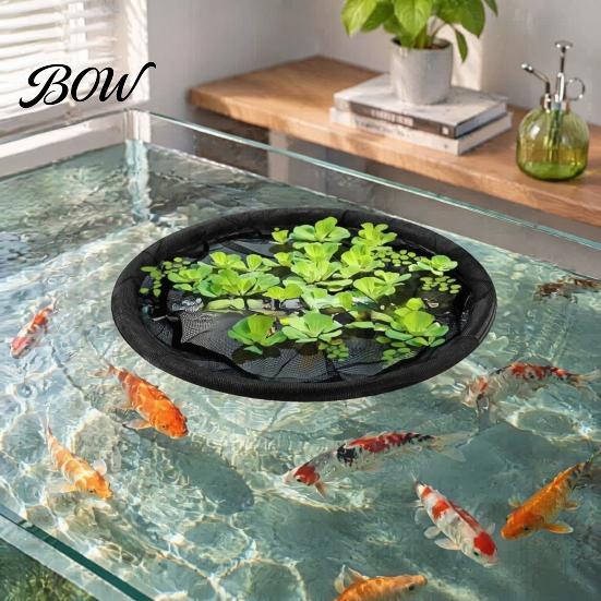 Pond Plant Isolation Net Floating Planter, Fish Barrier Netting, Protector, 18" Mesh for 24" 31" Ring, Garden Ponds, Aquatic Plants Water Growth