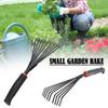 1pc Garden Grass Leaf Rake Plastic Rake Gardening Rake Professional Handle Products With Hand Tool Lawn Leveling Tool P1z9