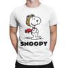 Snoopy And Woodstocks Be Happy Dance T Shirt For Unisex 100 Cotton Tshirt Round Collar Cartoon Tee Shirt Short Sleeve Clothes