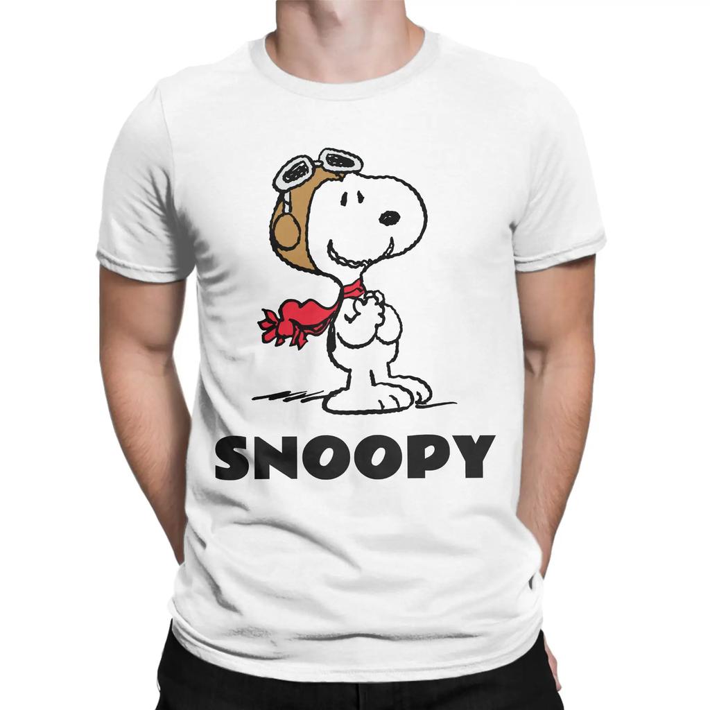 Snoopy And Woodstocks Be Happy Dance T Shirt For Unisex 100 Cotton Tshirt Round Collar Cartoon Tee Shirt Short Sleeve Clothes