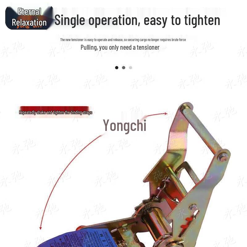 Yongchi 5-тонный ремень для крепления груза с двойным крюком