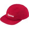 Supreme Кепка-кэмп из выстиранного твила чинос (26SS) красный