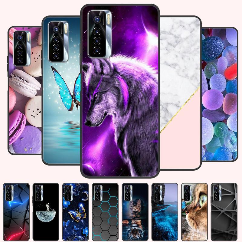 For Tecno Camon 17 Case Silicon Back Cover Phone Case for Tecno Camon 17P Cases Camon17 6.8" Soft bumper coque