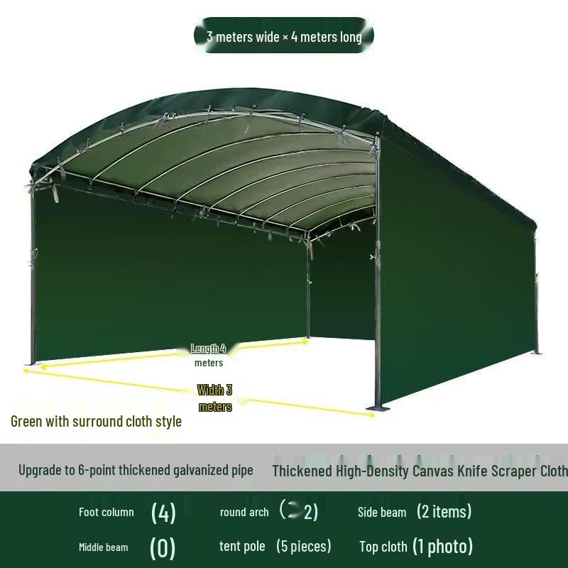 Heavy-Duty Retractable Outdoor Canopy Tent