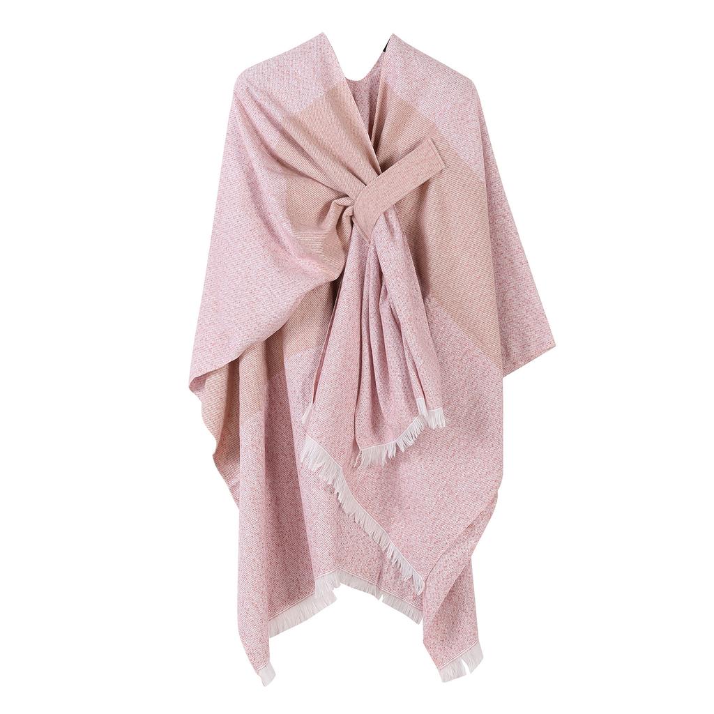 Ladies' Fashionable Knitted Shawl, High-end Travel Wear, Imitation Cashmere Cloak