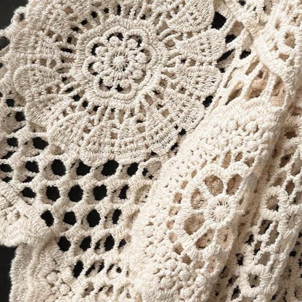 Dimanaf Новинка 2024 года, женская трикотажная кружевная Длинная пляжная праздничная футболка с v-образным вырезом и полой летучей мышью, летние стильные базовые топы, футболки, свободная одежда