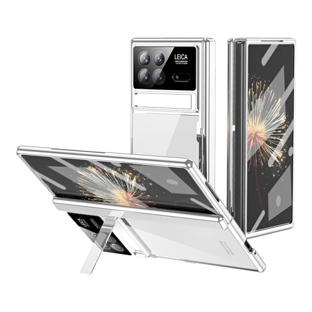 Для Xiaomi MIX Fold 3 чехол шарнир механическое покрытие прозрачный 360 полный экран защитный чехол для MIX Fold 4 3 чехол подставка