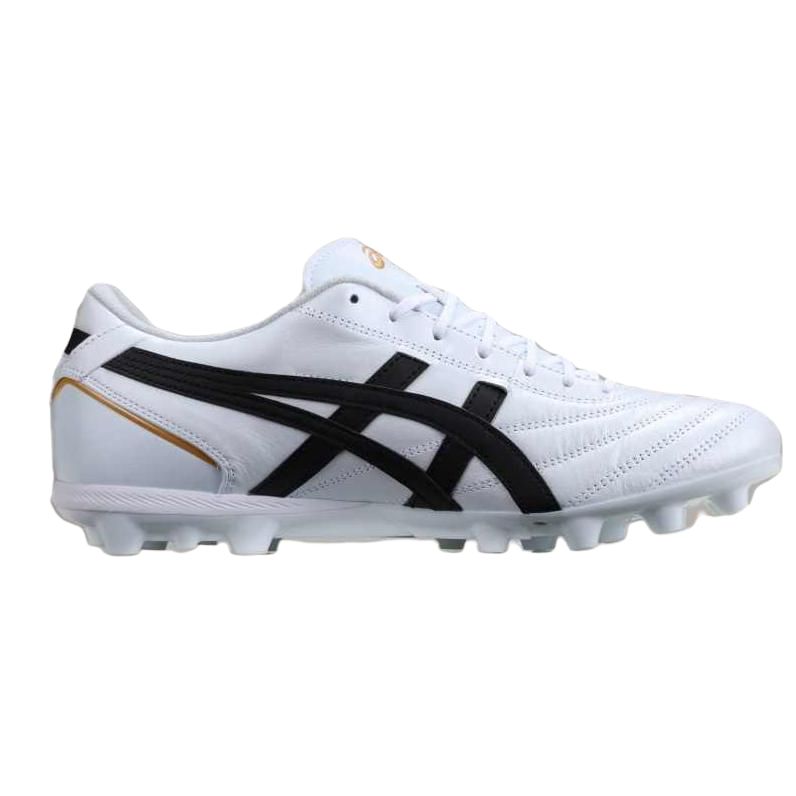 Asics C3 AG Резиновые Шипы Короткие TF Резиновые Сломанные Шипы Искусственная Трава Износостойкие Футбольные Бутсы Мужские Белые Кроссовки 1103A121-100